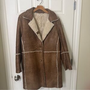Source Unknown Brown Teddy Jacket